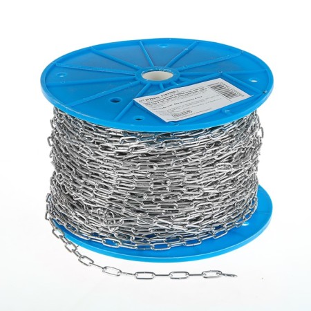 Crime -beam tundra chain Krep, Din766, diameter 2 mm, welded, galvanized, 100 m