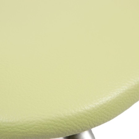 Viennese soft chair, silver metallic/olive-2