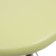 Viennese soft chair, silver metallic/olive