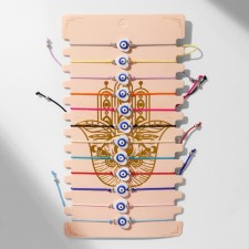 Bracelet-reinforcing “thread of desires” set of 12 pieces, plates, color
