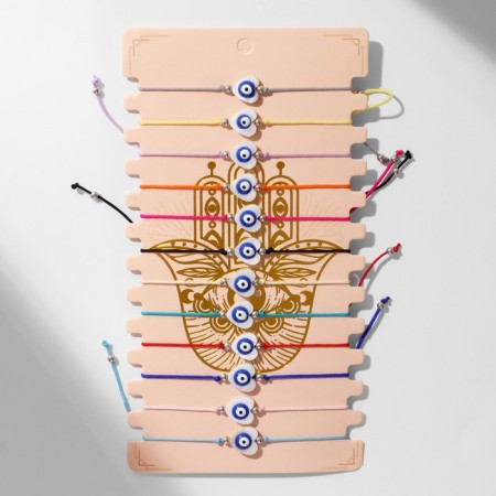 Bracelet-reinforcing “thread of desires” set of 12 pieces, plates, color
