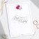 Wedding invitation with tracing paper "Wonderful Mi...", 13 x 18 cm