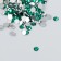 Decor for creativity in the bottle "Rhinestones. Dark green" set 500 pcs d = 0.5 cm 7x2x2 cm