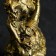 Figure "Goddess Fortune with a horn of abundance" gold, 13x8x8cm