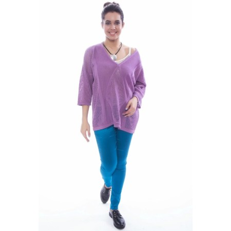 Female jumper, size 48, lilac color-1
