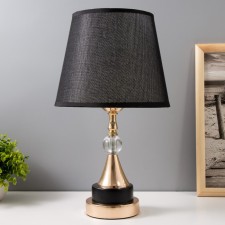 Martha table lamp E27 40W Black-gold 22x22x40 cm Risalux