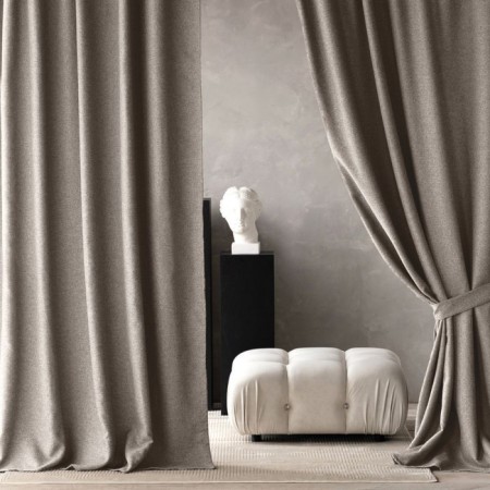 A set of curtains with the selection "Wander", size 2x200x270 cm, color gray-beige