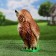 Garden figure "Eagle on the grass" 25cm