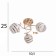 Vivian chandelier 3x40W E27 Gold Model: 2612358