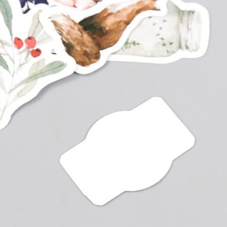 Stickers for creativity "Forest Motives" set of 46 pcs 4.4x4.4x1.1 cm-2