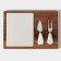 Set for the supply of cheese "Hugge", 2 knives, acacia