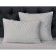 Charlotte pillow, size 68x68 cm, gray color