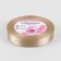 A satin ribbon with embossing "Handmade", 15 mm × 23 ± 1 m, golden No. 123