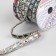 Rhinestones “Oval” rhinestones, width - 9 mm, 4.5 ± 0.5 m, silver color