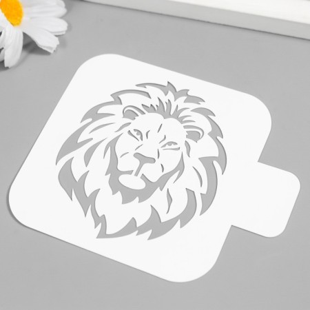 Stencil for tattoo "Leo" 9x9 cm-1