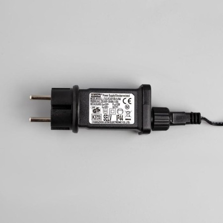 Garland "Clip-Light" 3 threads of 20 m, IP44, UMS, dark thread, 399 LED, glow blue, 8 modes, 24 V-6