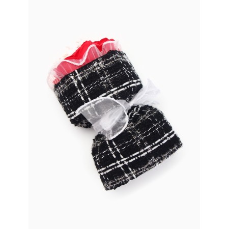 Bouquet of three red soap roses-4