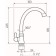 RMS Monsiester SL79-269F-1, simultaneous, rotary spout, zinc, chrome