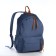 Young backpack from textiles on lightning, 4 pockets, blue color