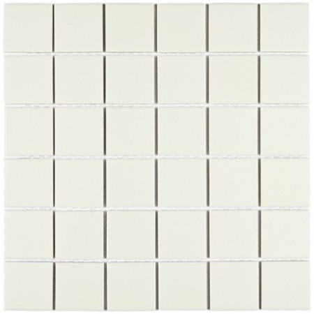 Ceramic mosaic Bonaparte Arne White, 306 x 306 mm