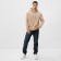 Male sweatshirt is formed, beige color, size 50-52 (XL-XXL)