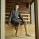 Wafel dressing gown men's elongated Ethel "BOHO" size 58-60, color is light gray, 100% cotton, 290 g/m2