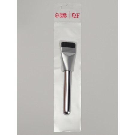 Mask brush, 14 cm, silver color-5