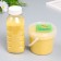 Color sand in bottles "Yellow" 500 grams mix