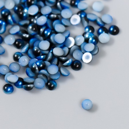 Decor "Blue gradient" d = 4 mm 10 g 200 pcs 5x2.5 cm-2