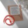 Bracelet-reinforcing "red thread" twisted, 20 cm