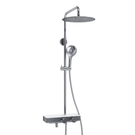 The shower system wasserkraft a113.116.101.ch thermo, tropical shower, thermostat, chrome
