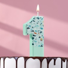 Candle for the Mosaic Cake, the number 