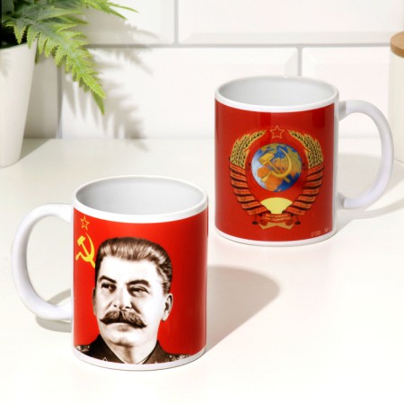 Sublimation mug "Stalin Mug", with application