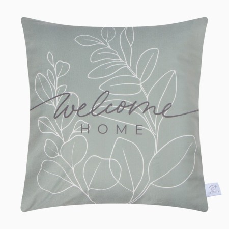 A set of decorative pillowcases "Eucalyptus" - 4 pcs, 40x40 cm, velor-6