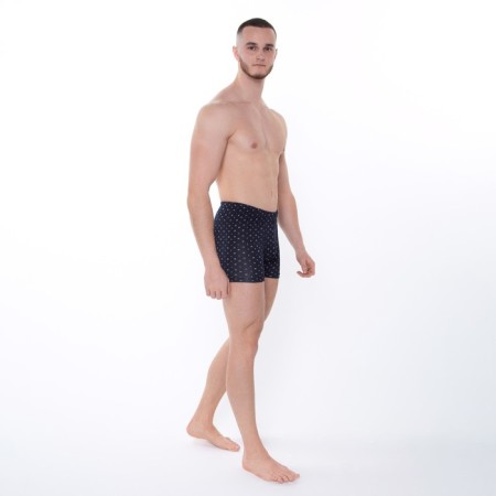 Panties men's boxers, black color/geometry, size 50-2