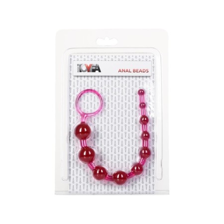 Toyfa anal chain, pink color, 30 cm-1