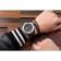 Electronic watch watches, D-4.7 cm, with an alarm clock, calendar, backlight, 1 atm