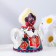 Bell doll on a teapot, 10 cm, mix
