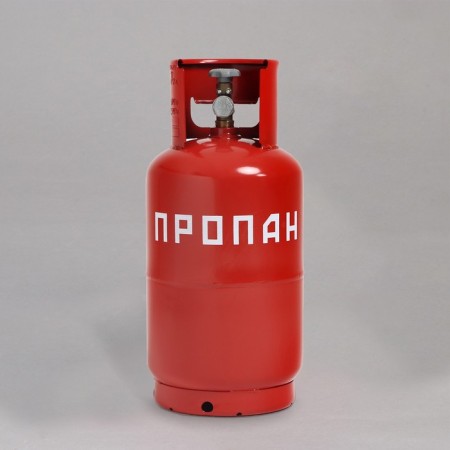 Bullpoint Propan, 12 l, with a valve, empty, GOST 15860-84, NZGA