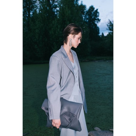 Female bag Textura, chover, large size, color gray color-10