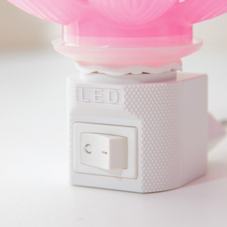 Night "Pink Flower" LED 8x8x12 cm Risalux-8