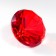 Suvenir Glass "Diamond" set 6 pcs d = 4 cm in a box 17x12x4 cm mix