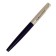 Gift feathers in the leatherette case, blue case with silver