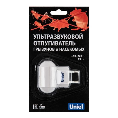UDR-E10 White ultrasonic replacement of insects and rodents. 220v. Area up to 30m2. B-4
