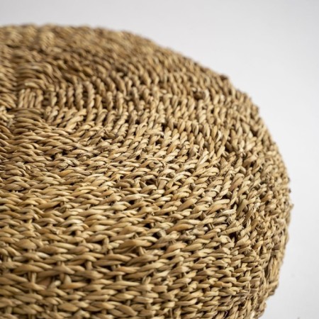 Round Puff "Sauer", diameter 20x60 cm, natural color-3