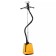 KitFort KT-9160 Sliper, floor, 2000 watts, 1800 ml, 40 g/min, black-orange