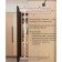 Sleep mirror in a wardrobe on rails, 90 x 35cm, white