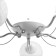 Chandelier "Eliya" 5he27 40W Belo-chromovy 49x49x18 cm Bayerlux