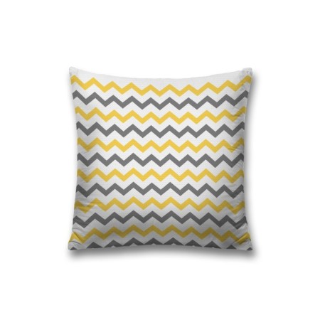Decorative pillowcase "Zigzago changes", on a zipper, size 45x45 cm