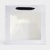 Crafts with a square bottom and window, 25 x 25 x 25 cm, silver with glitter